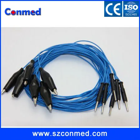 

New arrived!!Compatibe New Accessories Colorful Needle Brain EEG Cables for Electroencephalo-graph 6pcs/set with CE approved
