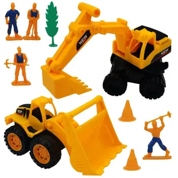 

RCtown Kids Large Simulate Inertia Engineering Vehicle Puzzle Toy Set