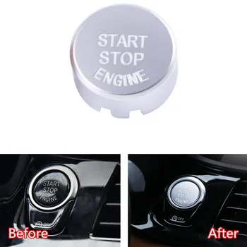 

YAQUICKA Car Engine Start Stop Button Switch Replace Cover Cap For BMW 5 Series G38 G30 528li 530li 525li 2018 Auto Accessories