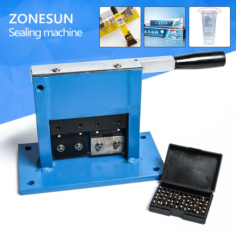 Aluminum tube sealing machine teeth paste tube sealer aluminum stamping