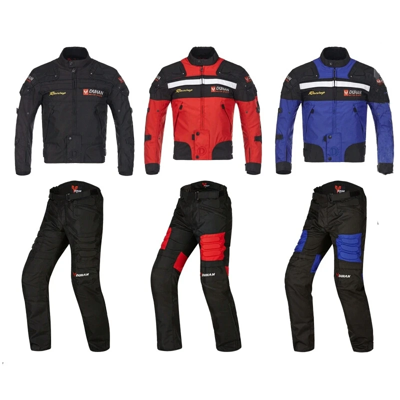 DUHAN moto rcycle suit riding chaqueta moto rbike racing ropa con forro de algodón extraíble JD020 envío gratis SWX moto