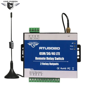 

RTU5020 GSM 3G 4G SMS Remote Relay Switches(2 Relay Outputs) For Remotely Switch ON/OFF Devices Street Light Control