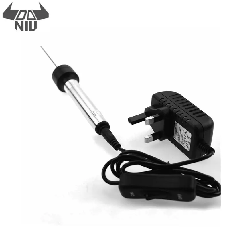 

DANIU New Arrived Electric Styrofoam Cutter Craft Pen Aluminum Handle Foam Polaroid-Cutting Tool With Adapter