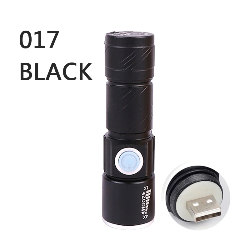Litwod Z10 встроенный аккумулятор USB Перезаряжаемый светодиодный фонарь 4000лм XM-L T6 COB Zoomable 3 режима алюминиевый фонарь для кемпинга - Испускаемый цвет: Option B