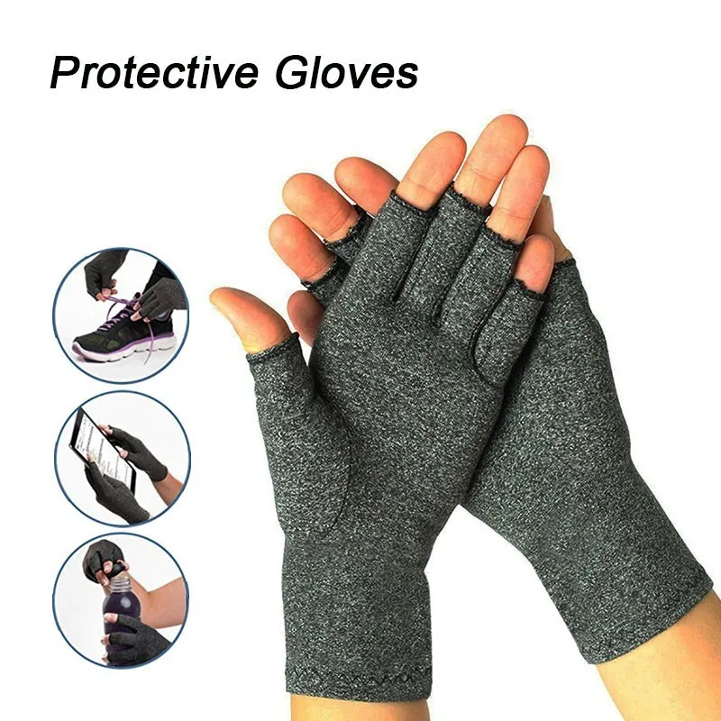 Arthritis Pressure Reduction Health Gloves Half Finger Gloves High