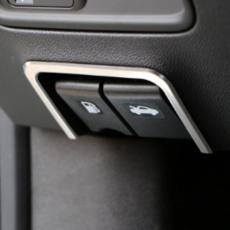 

Foal Burning Stainless Steel Car Fuel Tank Switch Trim Hood Switch Cover Sticker for Renault Koleos 2017 2018 Accessories