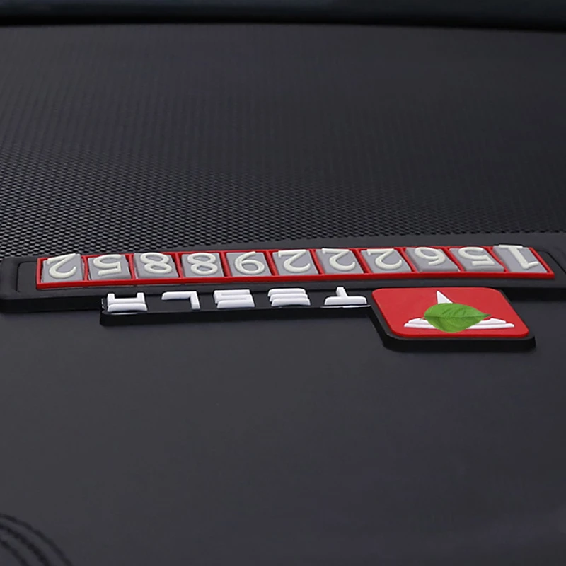 

My Good Car Temporary stop sign card, mobile phone number plate for Tesla model S model X Car accessories