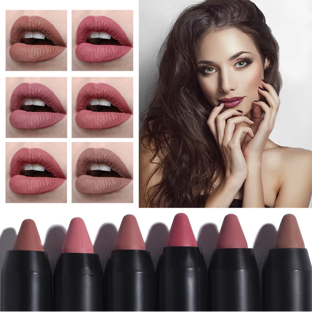 

Langmanni Waterproof Nude Lipstick Long Lasting Matte Lipstick 12 Color Kit Lip Gloss Cosmetics Lipgloss Lip Makeup TSLM2