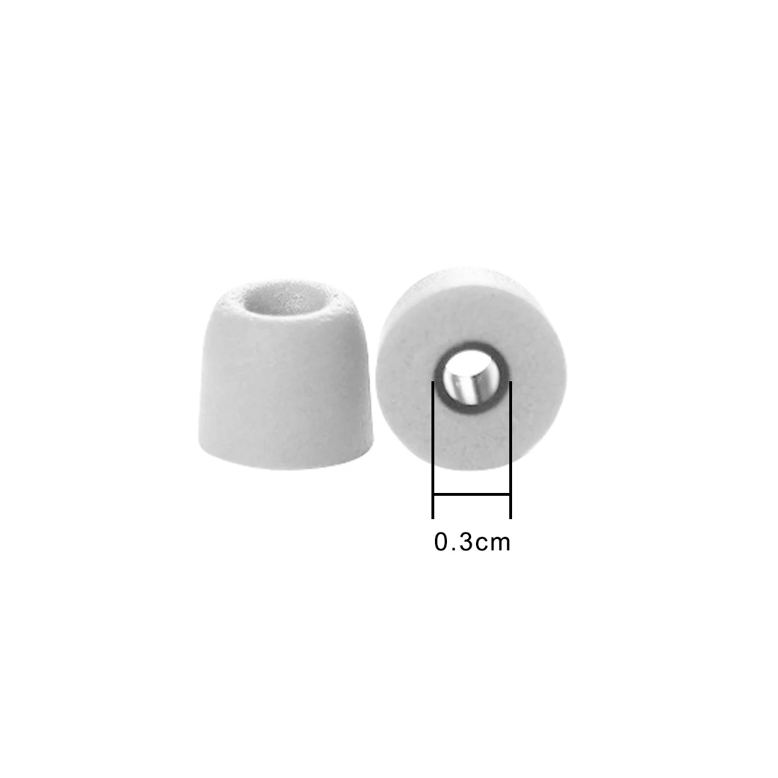 Marsnaska 1 пара forT100 наушники наконечники пены памяти губка для ушей для наушников 3 мм Калибр