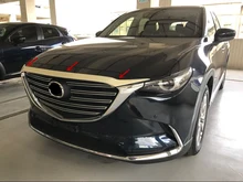 1 unids Elegante Capó Del Motor ABS Cromado Parrilla Delantera Cubierta de Guarnición Para CX-9 CX9 2017 2018