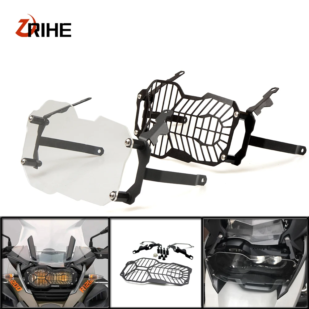 For BMW R1200GS ADV 2013 2014 2015 2016 stainless steeless Motorcycle Headlight Head light Grill Guard Cover Protector