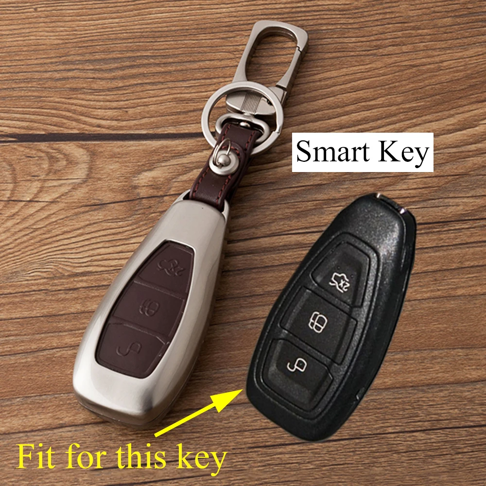 

Key Shell Holder Case Fob Bag Box Cover Accessories Fit For Ford Focus Kuga Escape Mondeo Fiesta Smart 3 Buttons Parts Trim