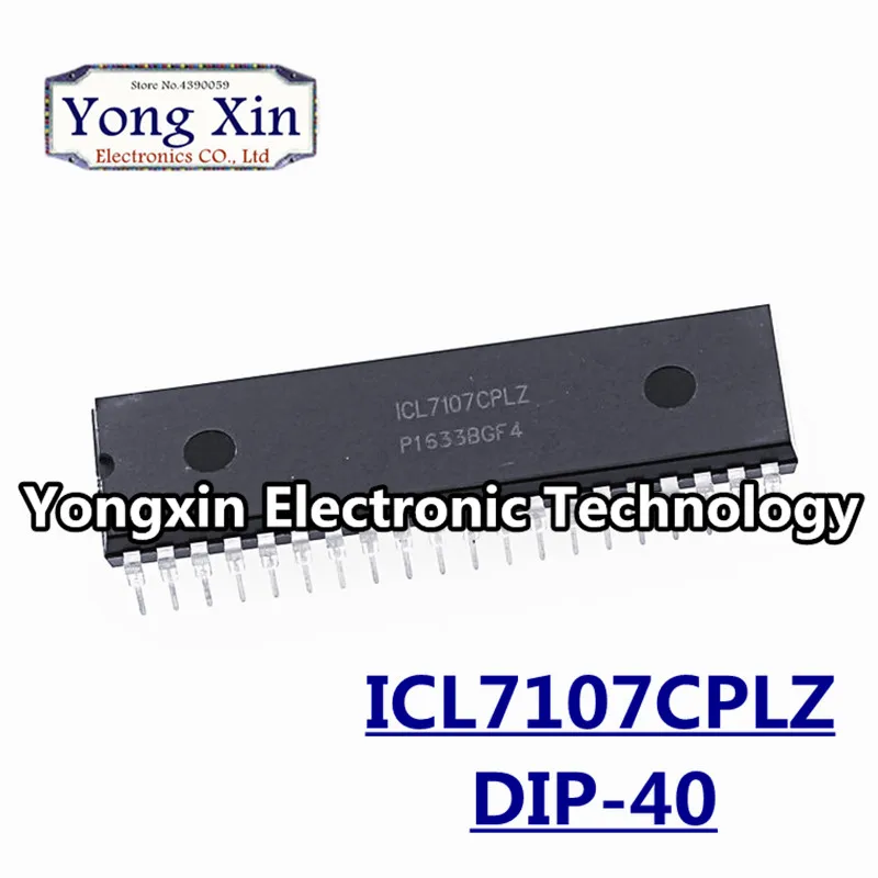 10 шт./лот ICL7107CPLZ ICL7107 DIP-40 аналогово-цифровое преобразование светодиодный чип