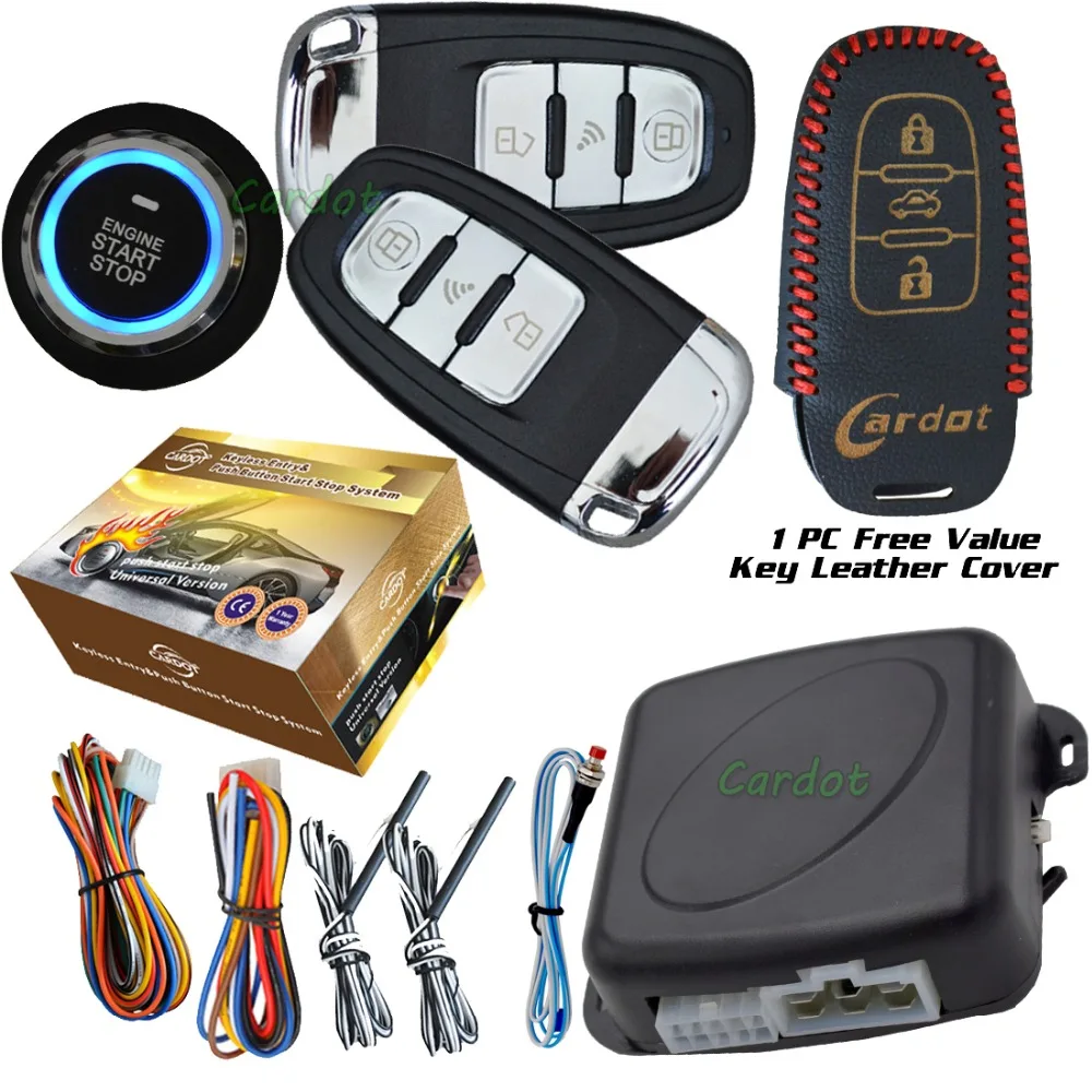 smart car security system passive keyless entry auto lock or unlock car door push button start