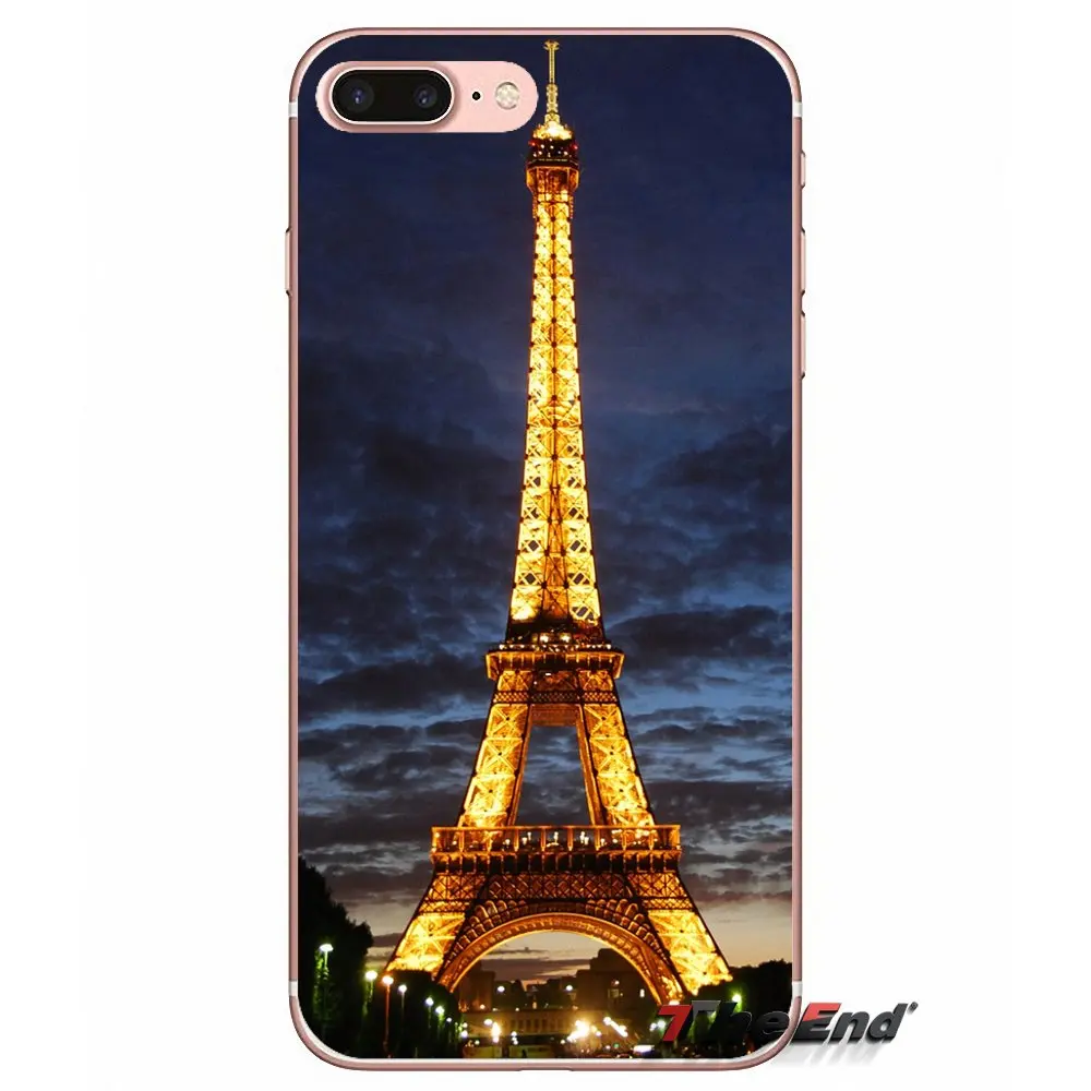 Эйфелева башня ночь боке Франция Париж чехол для Huawei P Smart Y6 Pro P8 P9 P10 Nova P20 Lite Mini 2017 SLA