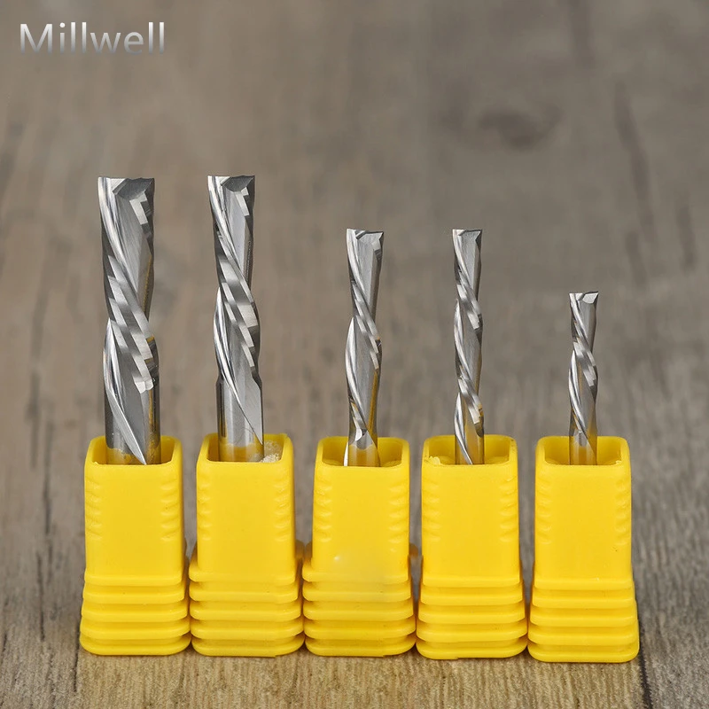 5pcs бесплатная доставка cnc твердосплавная Концевая фреза деревообрабатывающий