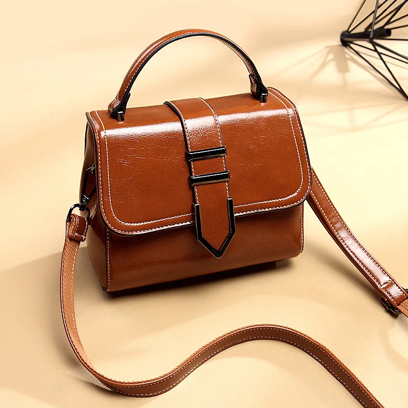 

High Quality Retro Vintage Women's Genuine Leather Handbag,Women Leather Handbags ,Women Messenger Shoulder Bags Bolsas new T46