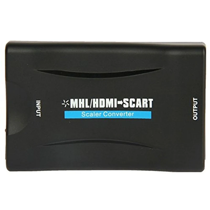 Rankman 1080P SCART to HDMI Converter and HDMI to SCART Converter Video Audio Signal Adapter for DVD TV Monitor PC