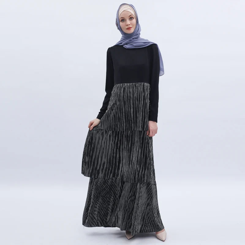 Модный дизайн Новые поступления вечерние мусульманские платья Дубай abayas |