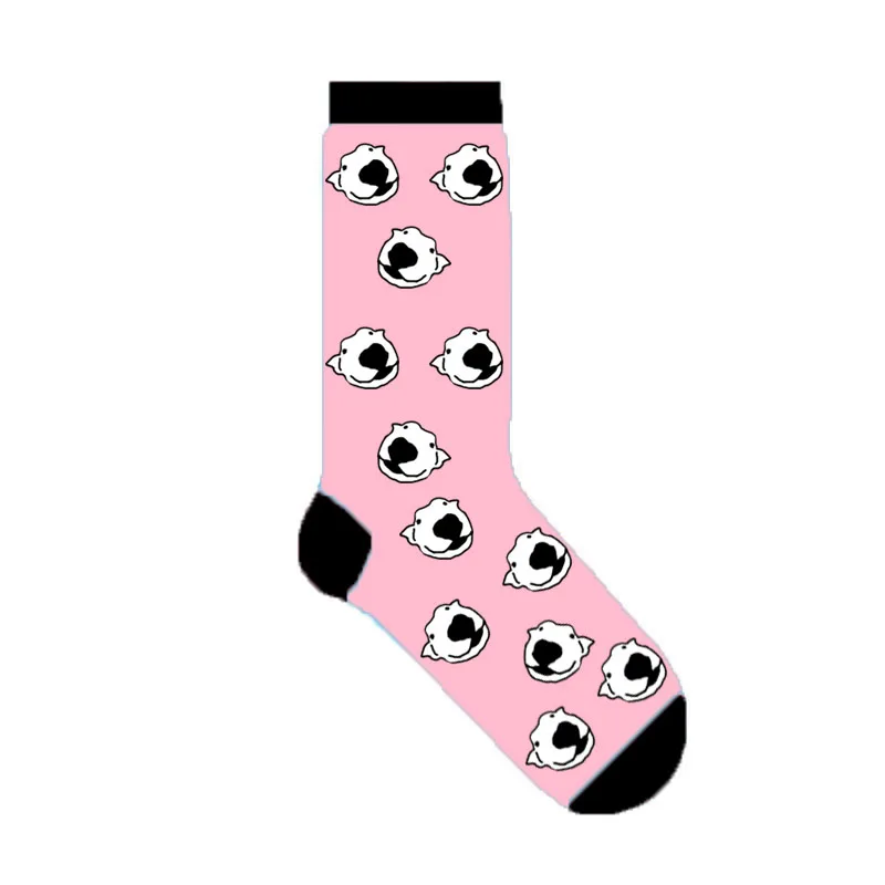 

big-nosed bull terrier head dog socks women 50 pairs/lot