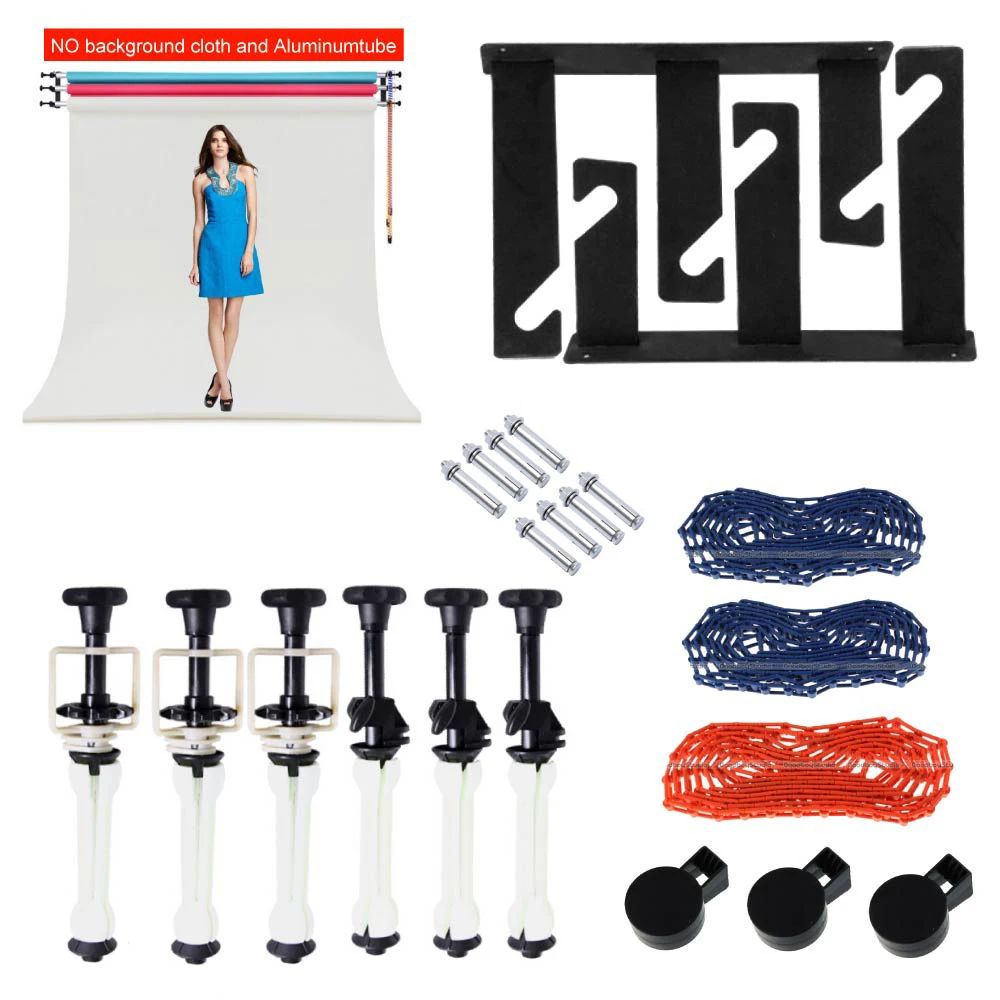 

3 Roller Wall / Ceiling Mount Manual Elevator Background Backdrop Support System
