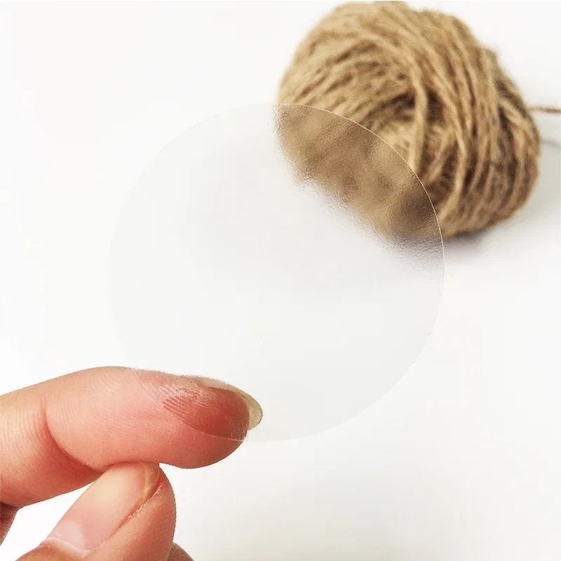

240pcs/lot Clear Gift seal label diameter 40MM Transparent Round DIY Multifunction Sticker for Gift Packing Round