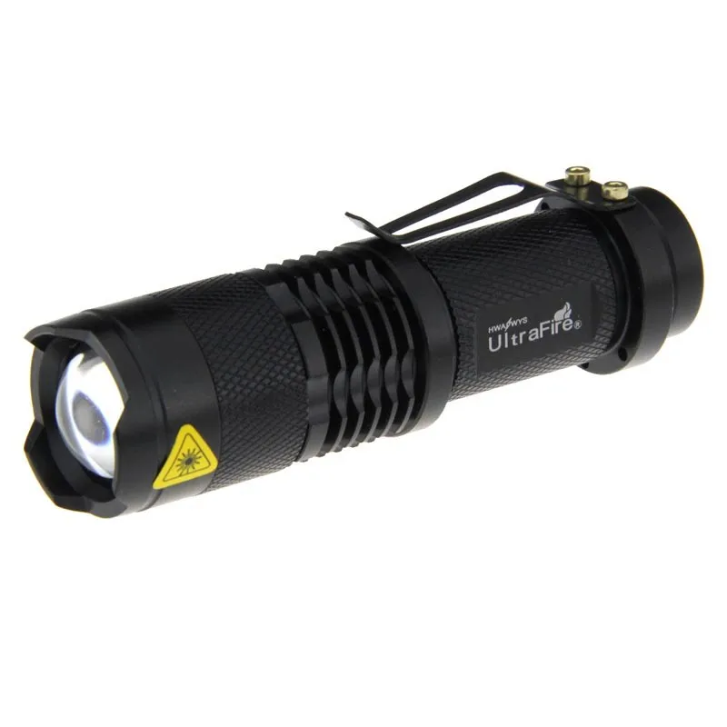 Миниатюрный светодиодный фонарик Ultrafire масштафонарь AA/14500 для охоты уличный