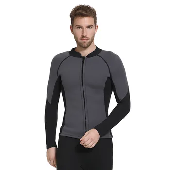 

SBART Wetsuit Jacket Men 3mm Neoprene Diving Suits Swimming Long Sleeves Wet suit Spearfishing Snorkeling Kite Surf Swimwear
