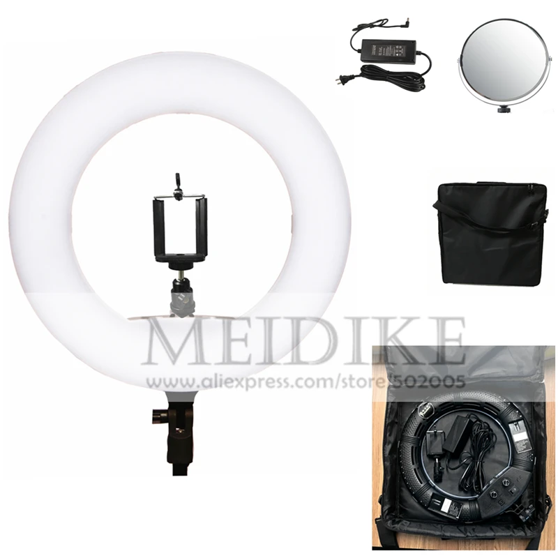 Yidoblo 12'' FS-390II Dimmable LED Photo 38W 5500K Video Lights Lamp For Makeup 