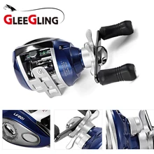 6,3: 1 зимняя рыболовная Катушка 12+ 1BB магнитный тормоз baitcasing Карп рыболовное колесо левая/правая рука катушка carrete Pesca