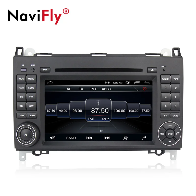 Discount Free shipping!Navifly android8.1 Car gps dvd Player for Mercedes/Benz Sprinter B200 Vito Viano W169 W245 W639 W209 5