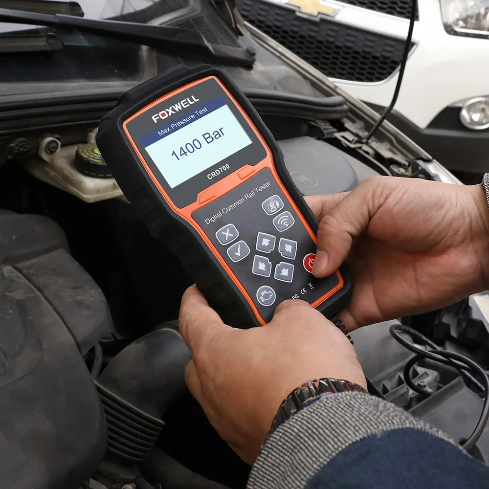 FOXWELL CRD700 Цифровой Тестер давления на Common Rail для диагностики автомобиля