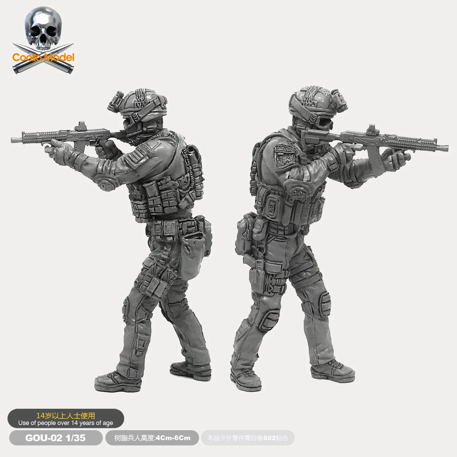 

1/35 Russian Special Forces Resin Soldier Gou-02