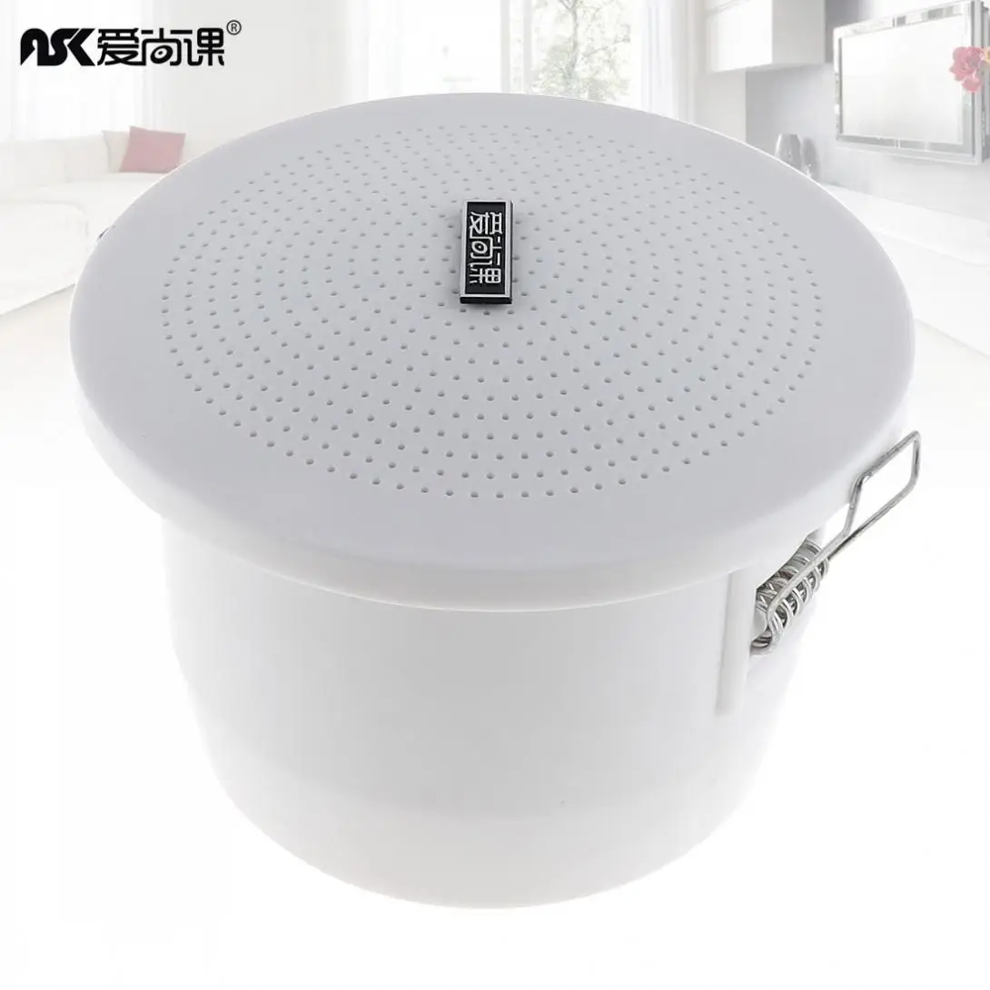 

3W Fashion Waterproof Radio Ceiling Speaker Public Broadcast Background Music Speaker for Home Restaurant