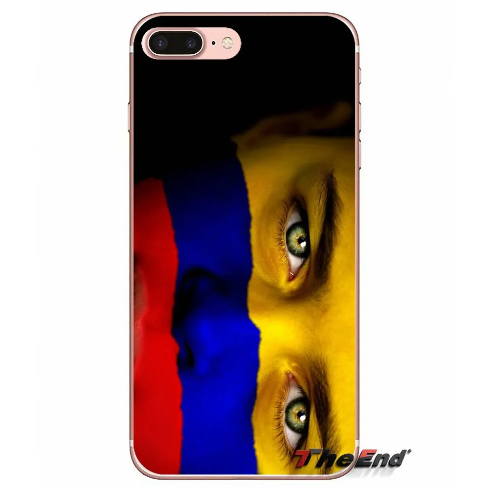 Для iPhone X 4 4S 5 5S 5C SE 6 6S 7 8 Plus Samsung Galaxy J1 J3 J5 J7 A3 A5 2016 2017 Республика Колумбия