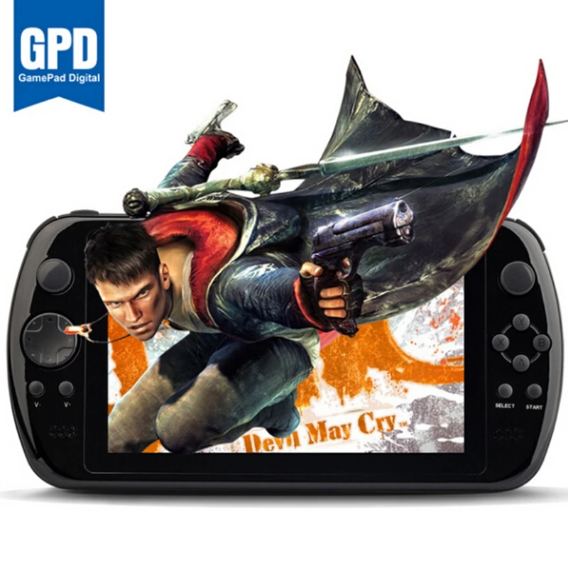 7" Quad Core Game Console Player tablet pc GPD Q9 RK3288 gamepad Android 4.4 2G RAM 16GB 1024*600 IPS Handheld Game Players