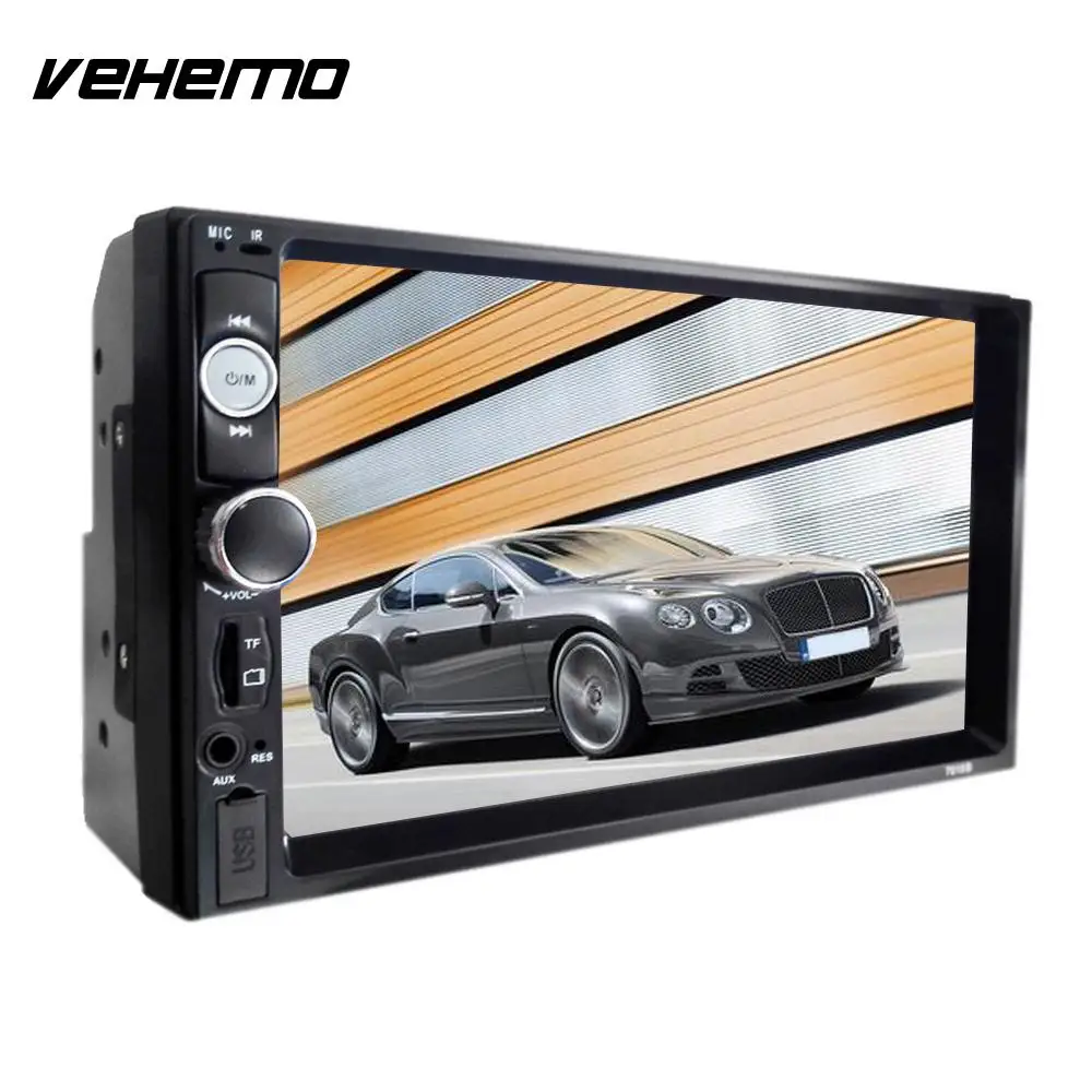 

Vehemo Support TF Card DC 12V Video Player Car MP5 FM MP5 Player Support Back Up Camera Car Electronics Premium Radio