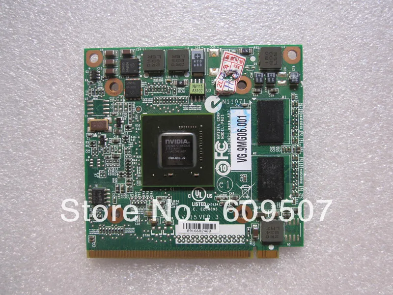Оптовая продажа 256 Мб 64 бит MXMII vg.9mg06001 origina NVIDIA GeForce 9300 м GS(G98 630 U2) для Acer полностью