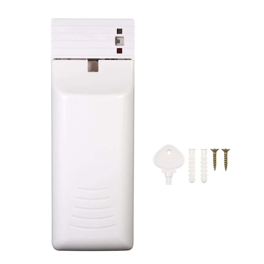 

Fragrance Dispenser Aerosol Perfume Air Freshener Dispenser Electric Adjustable ABS Plastic Wall Mounted for Home Hotel Office