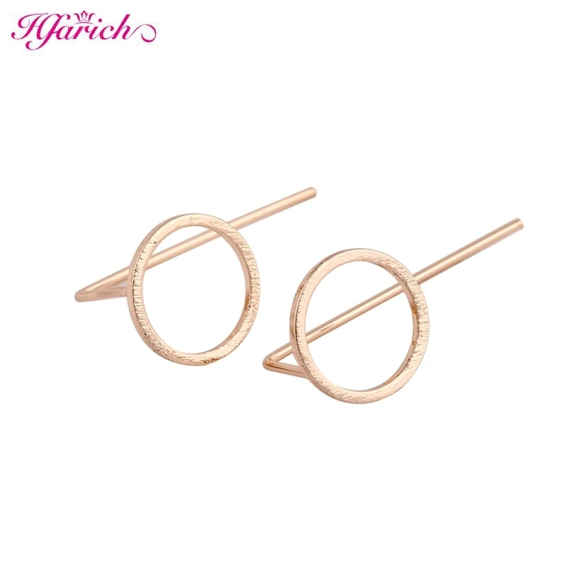 Женские серьги пусеты круглые цвет золотой 2019|earrings for women simple|round stud earringsstud earrings |