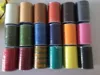 GALACES YL080   78m long 0.8mm wide 24 colors flat waxed thread for leather sewing, YULE thread ► Photo 3/3