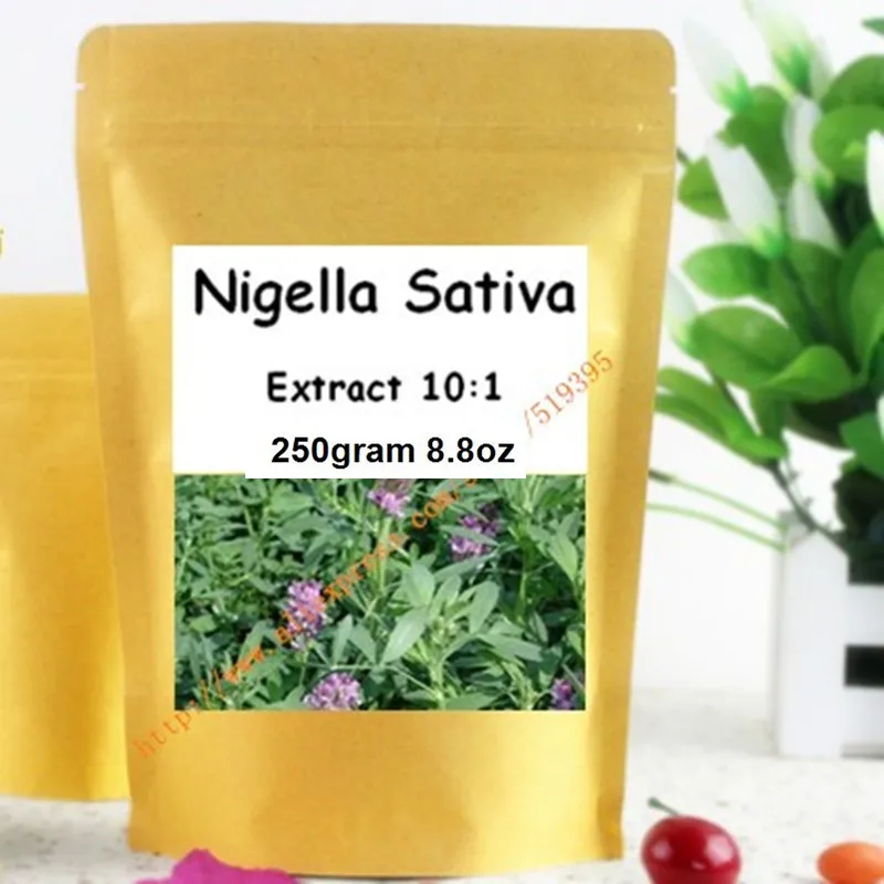 250gram Nigella Sativa Black Cumin Seed Extract Powder free shippingin