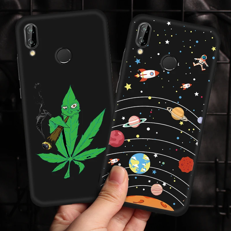 ТПУ чехол для телефона с рисунком для huawei Honor 8X Max 9X Pro Note 10 9 Lite 7X V9 Play 6C Pro Magic 2 Space Cartoon Cover Patten Coque