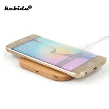 Портативное беспроводное зарядное устройство Qi для iPhone X/XS Max XR 7 8 Plus тонкий деревянный беспроводной зарядный коврик для Xiaomi samsung S8 S9 S7 Note 9