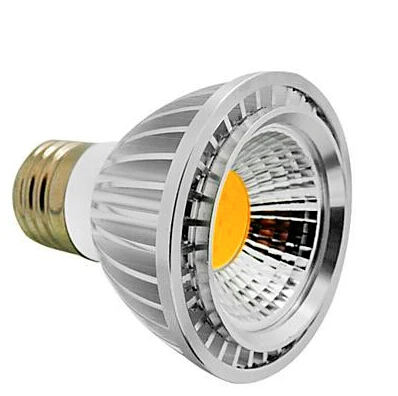 Высокая мощность E27/GU10/MR16 9 Вт 12 Par20 110В 220В CREE COB Светодиодная лампа с регулируемой