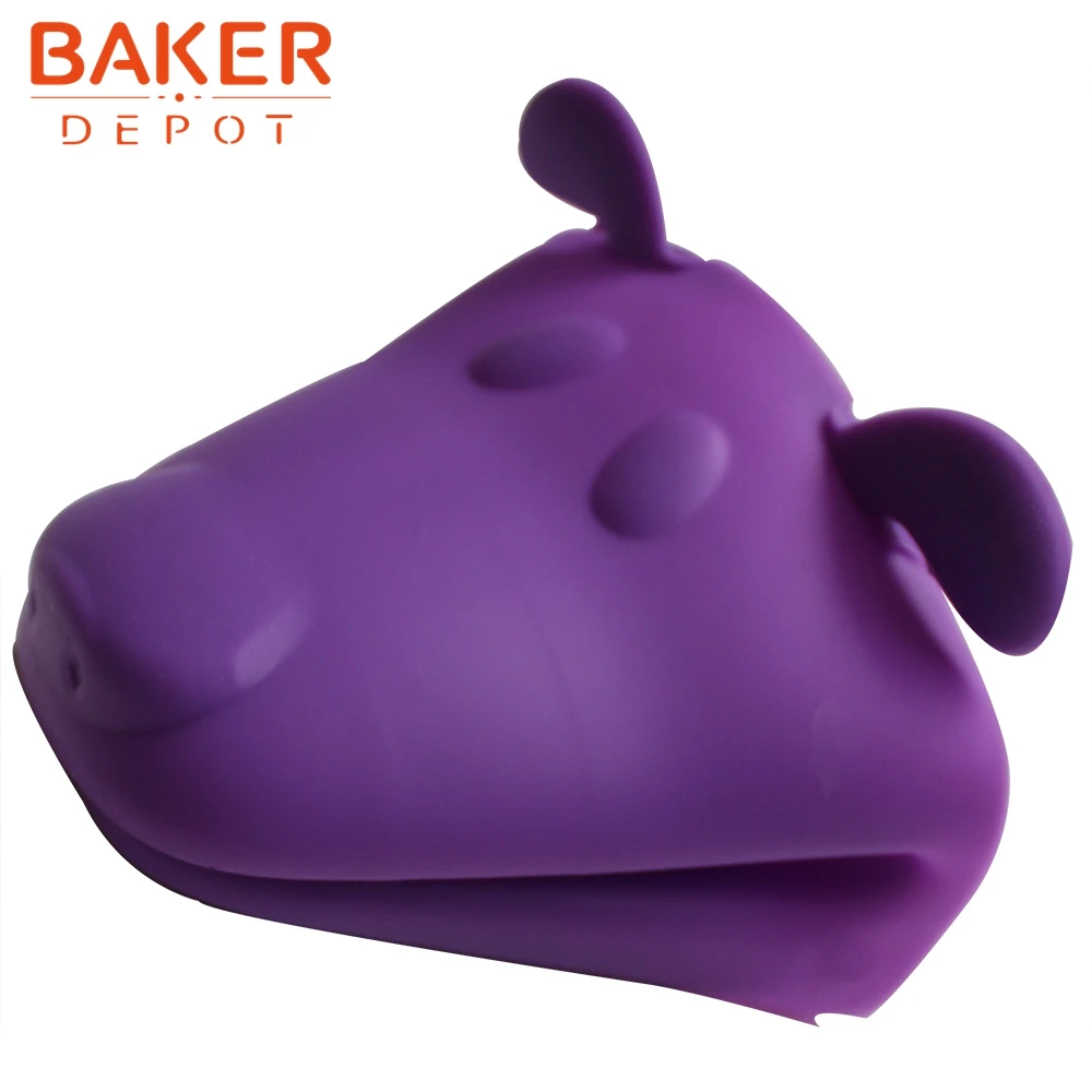 small dog silicone heat resistant gloves oven gloves DIY baking tools