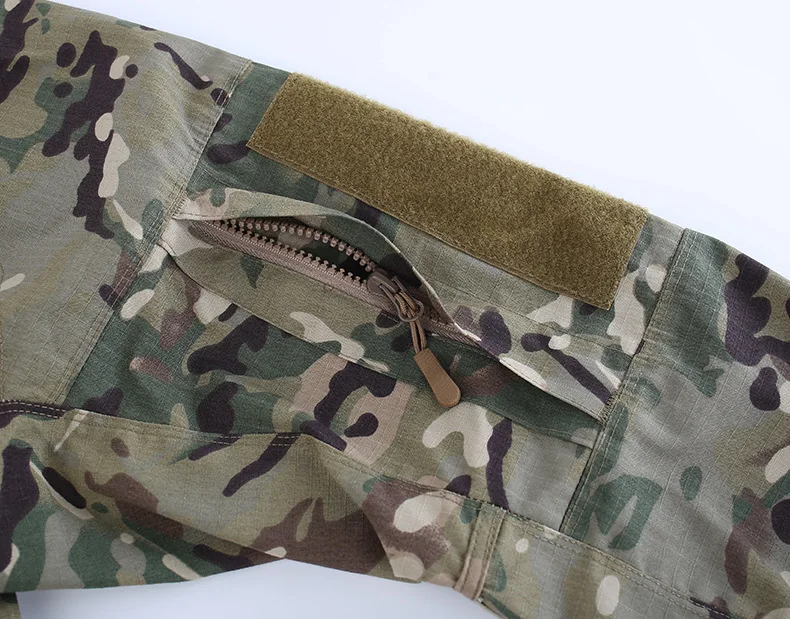 Тактический военный Военная Маскировочная футболка дышащая и износостойкая rip-stop армейская рубашка страйкбол Пейнтбол Одежда 2019