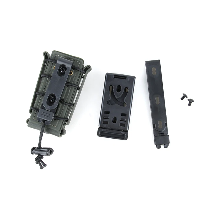new gun accessories 9mm Scorpion type soft shell  magazine pouch single mag pouch for hunting -OD (3)