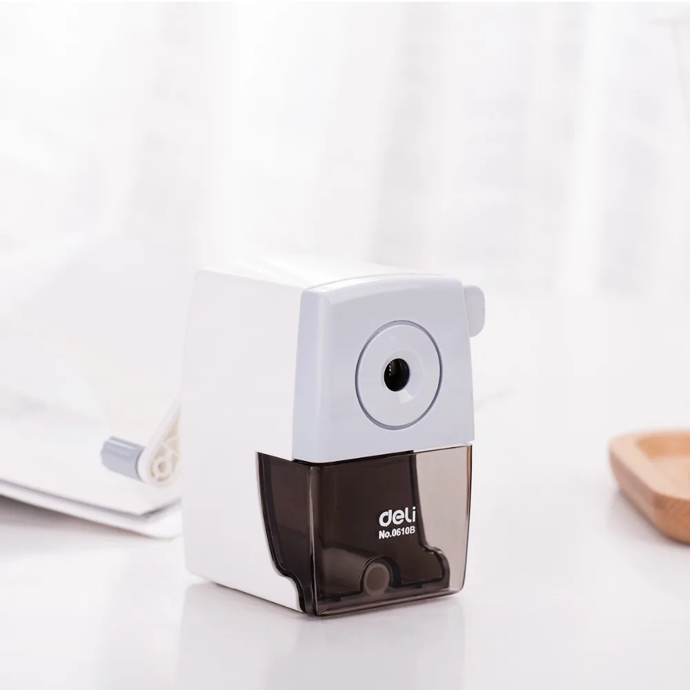 1 Pcs pencil sharpener Deli new 0610 standard fantastic mechanical