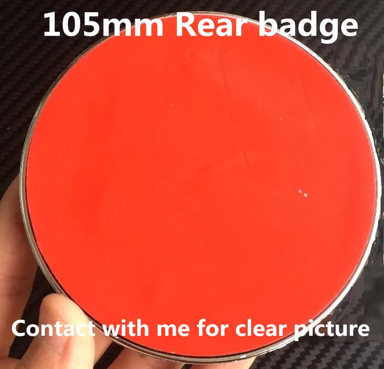 

30pcs good quality 105mm chrome ABS car rear boot badge sticker emblem logo
